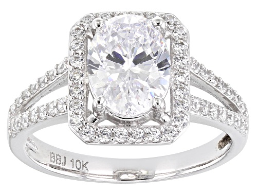Bella Luce ® 3.20ctw 10k White Gold Ring - Size 5
