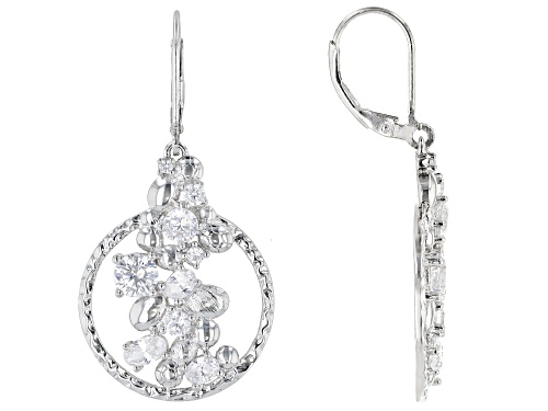 Photo of Bella Luce ® 4.87ctw Rhodium Over Sterling Silver Earrings (3.11ctw DEW)