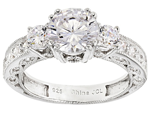 Photo of Bella Luce ® 3.29ctw Rhodium Over Sterling Silver Ring (1.83ctw Dew) - Size 11