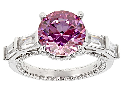 Photo of Bella Luce ® Rhodium Over Sterling Silver Ring With Fancy Purple Cubic Zirconia - Size 10