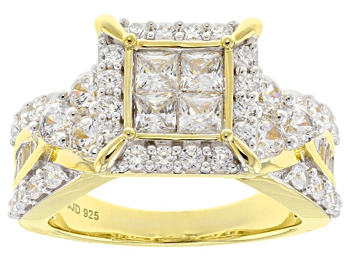 Photo of Bella Luce ® 4.00CTW White Diamond Simulant Eterno ™ Yellow Ring (2.49CTW DEW) - Size 12