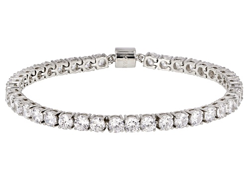 Bella Luce® 17.47ctw Rhodium Over Sterling Silver Bracelet (11.00ctw DEW) - Size 7.25