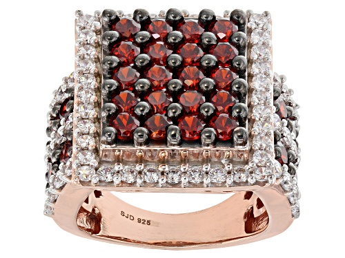 Photo of Bella Luce ® 8.01CTW Red & White Diamond Simulants Eterno ™ Rose Ring - Size 7