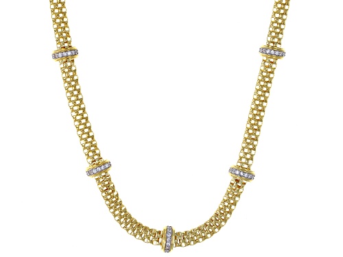 Bella Luce ® 0.56CTW White Diamond Simulant Eterno ™ Yellow Necklace (0.31CTW DEW) - Size 18