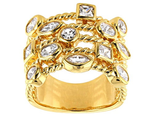 Photo of Bella Luce® 3.34ctw White Diamond Simulant Eterno ™ Yellow Ring (2.08ctw DEW) - Size 6