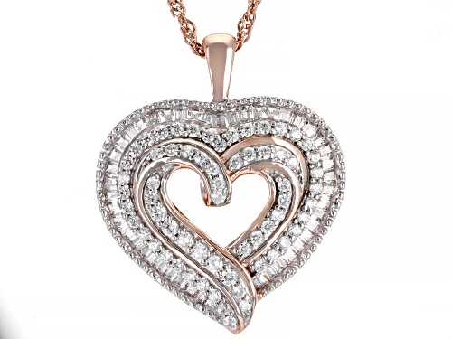 Photo of Bella Luce ® 2.00ctw Eterno ™ Rose Heart Pendant With Chain
