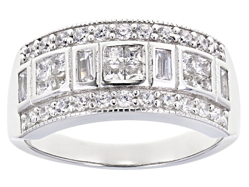 Photo of Bella Luce ® 1.36ctw Platinum Over Sterling Silver Ring (0.73ctw DEW) - Size 7