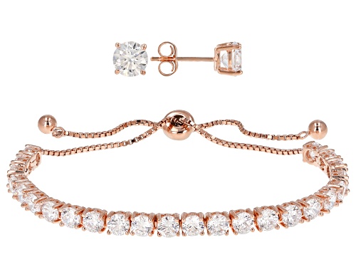 Photo of Bella Luce ® 11.89ctw Eterno™ Rose Bracelet And Earrings (6.93ctw Dew)