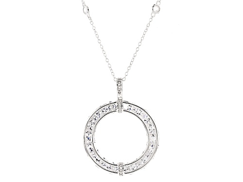 Photo of Bella Luce ® 13.37ctw Rhodium Over Sterling Silver Pendant With Chain (8.20ctw Dew)