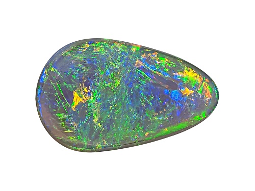 Australian Lightning Ridge Opal Min .50ct Mm Varies Free Form Cabochon