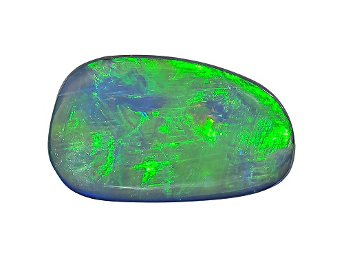 Australian Lightning Ridge Opal Min .75ct Mm Varies Free Form Cabochon