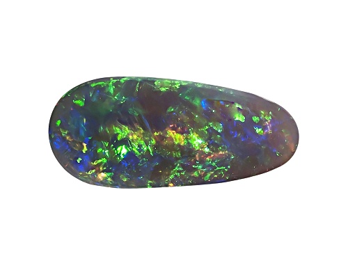 Australian Lightning Ridge Opal Minimum 2.35ct Mm Varies Free Form Cabochon