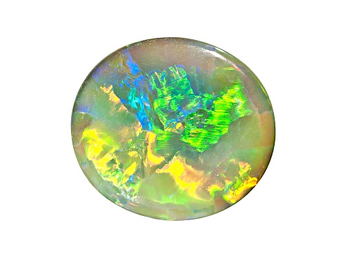 Australian Lightning Ridge Opal 1.65ct 9.5x8.5mm Oval Cabochon