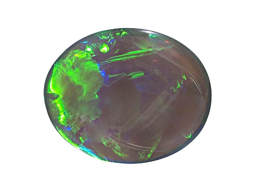 Australian Lightning Ridge Opal 2.84ct 10.47x8.40mm Oval Cabochon