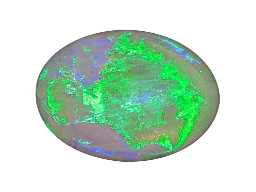 Australian Lightning Ridge Opal Min 1.00ct Mm Varies Oval Cabochon