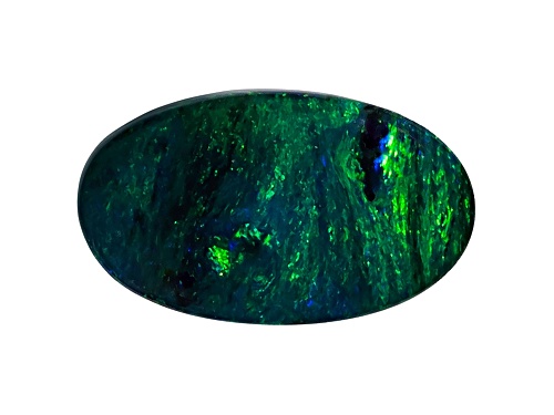 Australian Lightning Ridge Opal Min 2.50ct Mm Varies Oval Cabochon