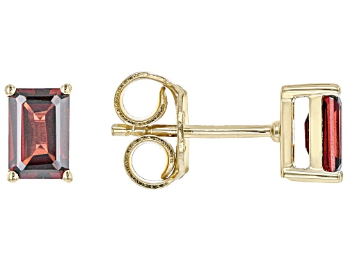 1.19ctw Vermelho Garnet™ 18k Yellow Gold Over Sterling Silver January Birthstone Earrings