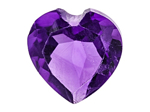 Photo of African Amethyst 4mm Heart 0.18ct Loose Gemstone