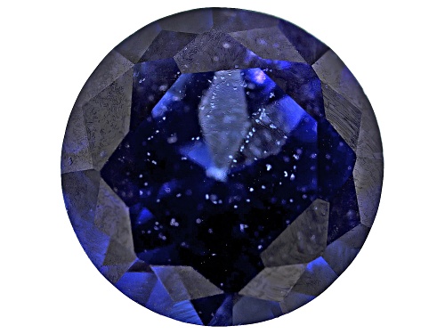 Photo of Lab Created Blue Sapphire Loose Gemstone 3.5mm Round 0.12ct Loose Gemstone