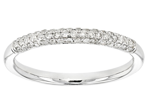 .25ctw Round White Diamond 10k White Gold Ring - Size 7