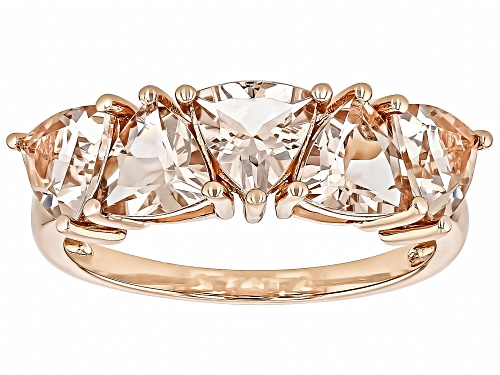 2.44ctw Cor-De-Rosa™ Morganite 10k Rose Gold Ring - Size 5