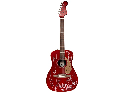 Back The Beat: 2019 CMA Fest Autographed Fender Guitar Red