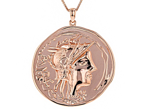 Timna Jewelry Collection™ Copper Byzantine Coin Replica Pendant With Chain