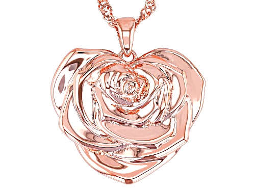 Timna Jewelry Collection™ Copper Rose Pendant With Chain