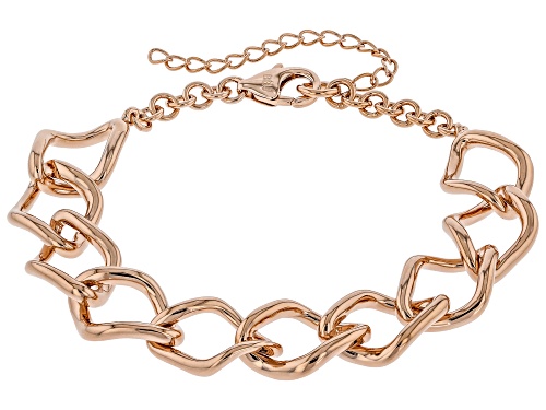 Timna Jewelry Collection™ Copper Organic Link Bracelet - Size 7.5