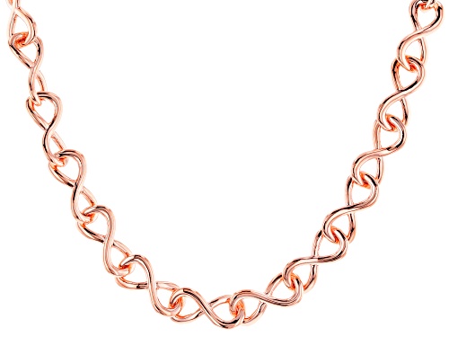 Timna Jewelry Collection™  Copper Infinity Knot Chain Necklace - Size 18