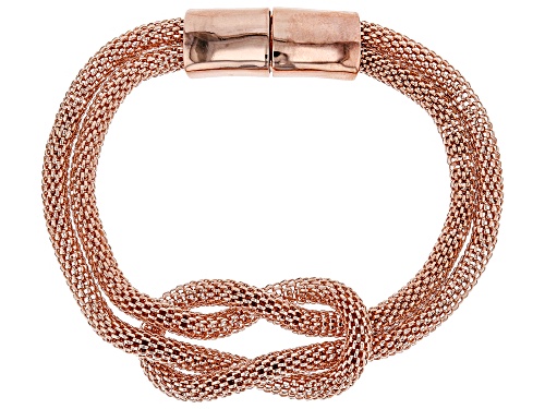 Timna Jewelry Collection™ Copper Two-Strand Mesh Knot Bracelet - Size 8
