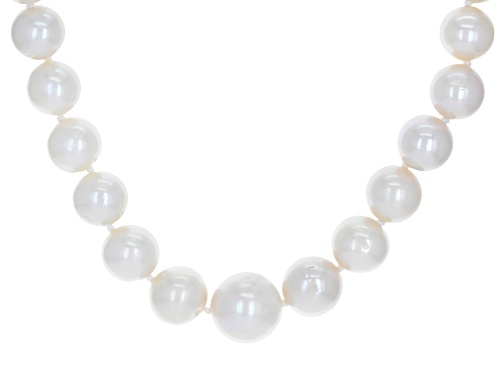 Genusis™ 11-14mm Cultured Freshwater Pearl Bella Luce® Rhodium Over Silver 20 Inch Necklace - Size 20