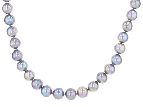 Photo of Genusis™ 10-11.5mm Silver Cultured Freshwater Pearl Rhodium Over Sterling Silver 20 Inch Necklace - Size 20