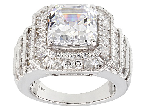 Photo of Charles Winston for Bella Luce ® 10.53CTW White Diamond Simulant Rhodium Over Silver Ring - Size 8