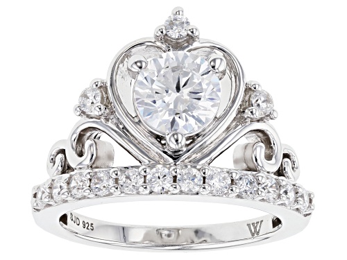 Charles Winston For Bella Luce ® 2.29ctw Rhodium Over Sterling Silver Ring (1.48ctw DEW) - Size 8