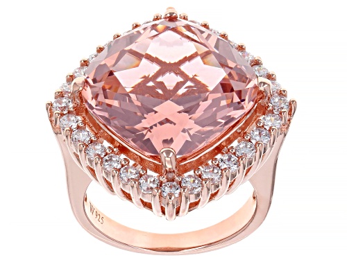 Photo of Charles Winston For Bella Luce ® 16.34ctw Morganite And White Diamond Simulants Eterno ™ Rose Ring - Size 7