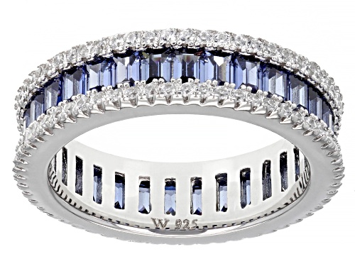 Photo of Charles Winston For Bella Luce ® 4.74ctw Tanzanite And  Diamond Simulants Rhodium Over Silver Ring - Size 8