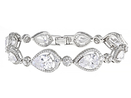 Photo of Charles Winston For Bella Luce ® 34.38CTW Rhodium Over Sterling Silver Bracelet. (22.18CTW DEW) - Size 7.5