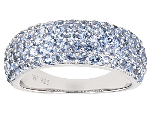 Photo of Charles Winston For Bella Luce® 2.69ctw Blue Diamond Simulant Rhodium Over Silver Ring - Size 7