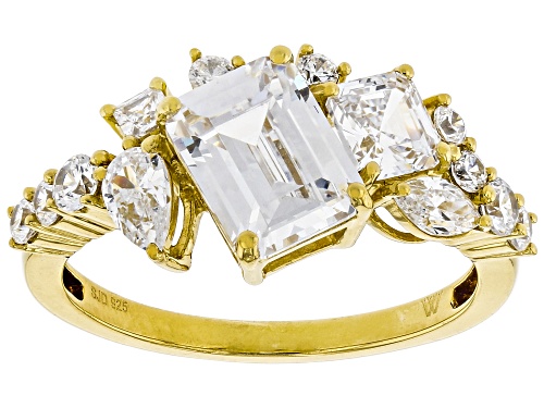 Charles Winston For Bella Luce® 3.84ctw White Diamond Simulant Eterno™ Yellow Ring(2.32ctw DEW) - Size 8