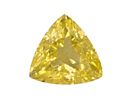 Canary Danburite 9.12ct 14x14mm Trillion