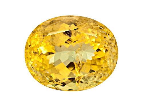 Canary Danburite 9.40ct 14x11.5mm Oval