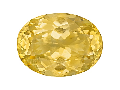 Tanzanian Canary Danburite 5.48ct 13.5x10mm Oval