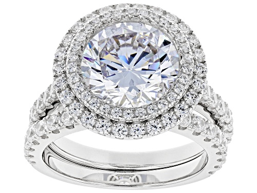 Photo of Bella Luce ® 5.82ctw Rhodium Over Sterling Silver Ring With Band - Size 11