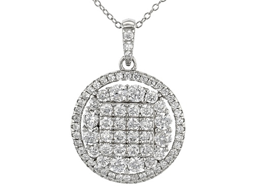 Photo of Bella Luce ® 1.30ctw Rhodium Over Sterling Silver Pendant With Chain