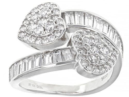 Photo of Bella Luce ® 4.44ctw Rhodium Over Sterling Silver Ring - Size 5
