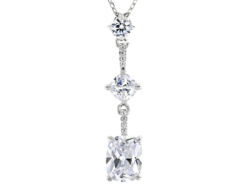 Photo of Bella Luce ® 5.14ctw Rhodium Over Sterling Silver Pendant With Chain (3.54ctw DEW)