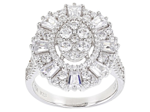 Photo of Bella Luce ® 1.95ctw Rhodium Over Sterling Silver Ring - Size 5
