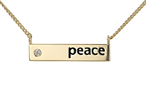 Photo of Bella Luce ® 0.04ctw Eterno ™ Yellow "Peace" Necklace - Size 16