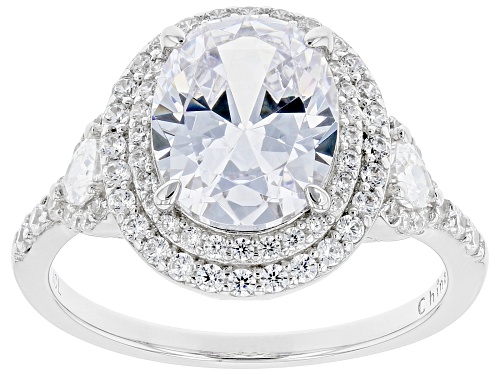 Photo of Bella Luce ® 5.75ctw Rhodium Over Sterling Silver Ring - Size 10